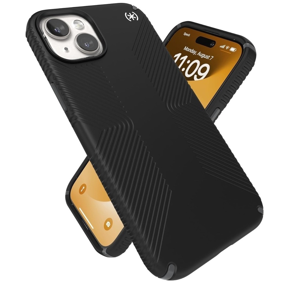 Speck iPhone 15 Plus Case - Built for MagSafe, Drop Protection Grip